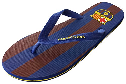 Chanclas Barça - Colección oficial FC Barcelona para hombre, talla adulto, multicolor (multicolor), 41-42