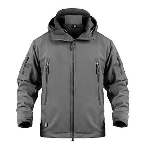 Chaqueta Capucha Hombre Regular Fit Color Sólido/Camuflaje Chaquetas Hombres Outdoor Acampar Montañismo Sport Chaqueta Hombres Viento E Impermeable Cálida Invierno Chaqueta Hombres