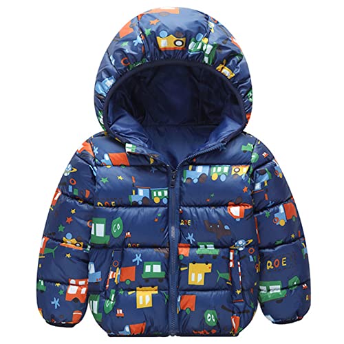 Chaquetas y Abrigos para Bebés Niño, Niño Chaqueta con Capucha Abrigo de Invierno Ligeras Traje de Invierno 2-3 Años