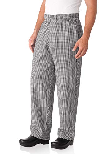 Chef Works Men's Essential Baggy Zip-Fly Chef Pants