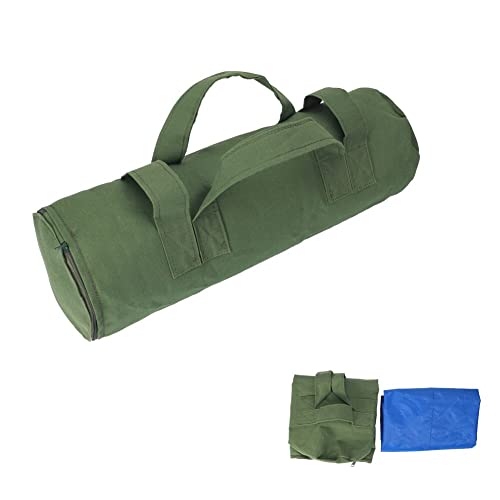 CHENGYI Entrenamiento Heavy Duty Bolsas de Arena para la idoneidad, Aptitud Funcional, Cross-Training Ejercicio y Crossfit con Pesas Ajustable CYTN01 (Verde Militar)