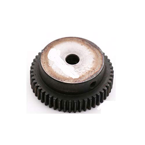 CHENYHGR 1M Spur Gear 20T-60T Engranajes de transmisión de Metal 45 Piñón de Acero 1pc 20 24 25 30 35 40 45 50 55 60 Dientes Piezas de Motor (Number of Teeth : 1M 24T Bore 8mm)