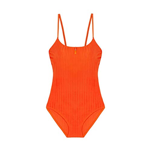 Cherry Beach Long Beach Traje de baño de una Sola Pieza, Amapola, 40 para Mujer