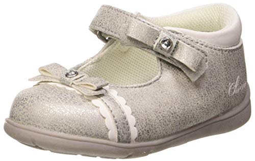 Chicco Ballerina Giara, Bailarinas Niños, Plateado (Argento 020), 18 EU