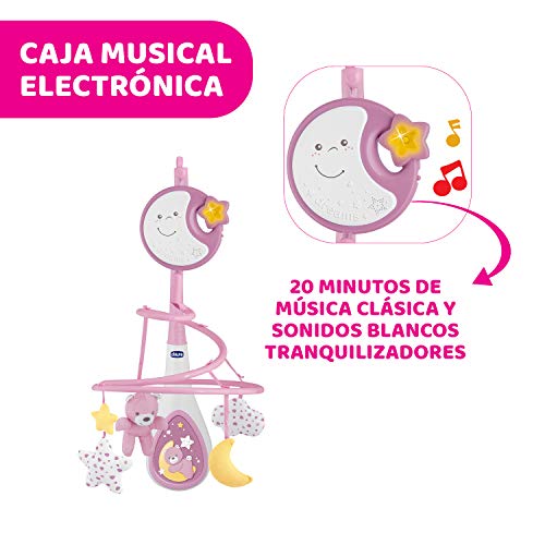 Chicco- Next2 Dreams Móvil de cuna, Color rosa (Artsana Spain 7)