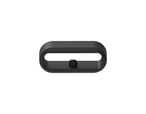 Chofit Lote de 5 anillos seguros de repuesto compatibles con Garmin Vivoactive 3 Music & Vivoactive 3/Venu/Vivomove 3 silicona conector de sujeción para anillos de sujeción seguridad, color negro