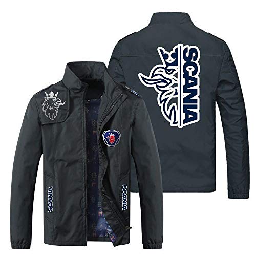 CHUSS Sudadera para Hombre Chaqueta De Ciclismo Jerseys para Scania Imprimir Nuevas Sudaderas Uniforme De Béisbol Uniforme De Manga Larga Chaquetas Chaquetas Tops - Adolescente Regalo A-XXL