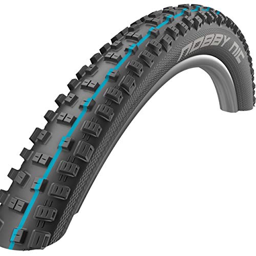 Cicli Bonin Schwalbe Nobby Nic Addix Spgrip TL Easy Snakeskin Neumáticos, Unisex Adulto, Negro, Talla única