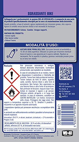 Cicli Bonin Unisex Adulto WD-40 Potente Desengrase Poder, 500ml