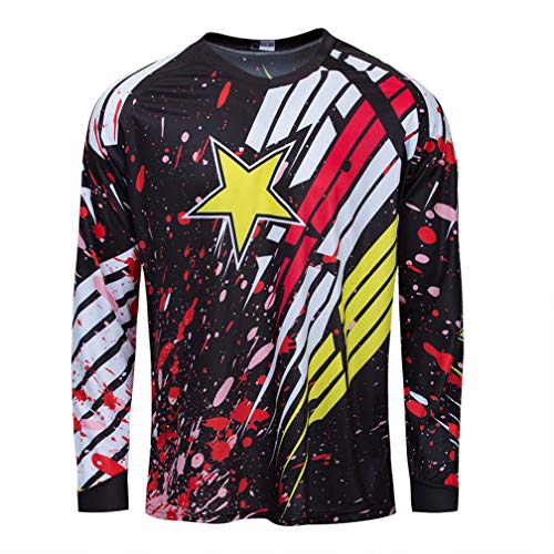 Ciclismo Jersey de los hombres de la bici de montaña del motocross Jersey largo MTB camiseta