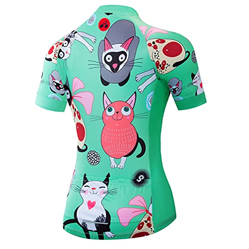 Ciclismo Jersey mujeres manga corta ciclismo equipo bicicleta camisa chaquetas Bicicletas ropa top