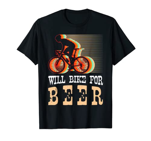 Ciclismo Stunt Saddle Will Bike para bicicleta de bicicleta de rueda de ciclismo de cerveza Camiseta