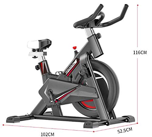 Ciclistas de interior Zapatillas de ciclismo comerciales Resistencia infinita Volante con volante de 15 kg con aplicación móvil inteligente que simula los paseos en vivo con la correa del monitor