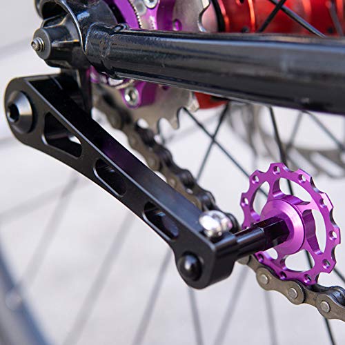 Cicony Tensor de cadena de bicicleta convertidor de ajuste de velocidad única para MTB, bicicleta de carreras de carretera