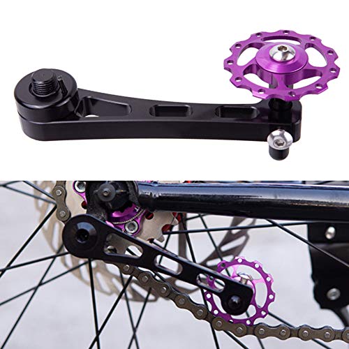 Cicony Tensor de cadena de bicicleta convertidor de ajuste de velocidad única para MTB, bicicleta de carreras de carretera