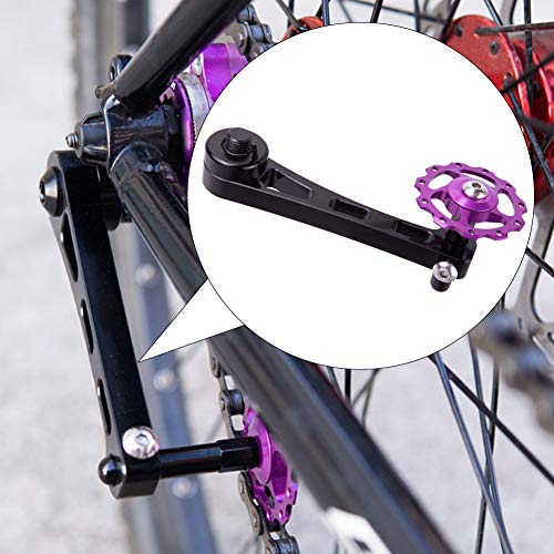 Cicony Tensor de cadena de bicicleta convertidor de ajuste de velocidad única para MTB, bicicleta de carreras de carretera