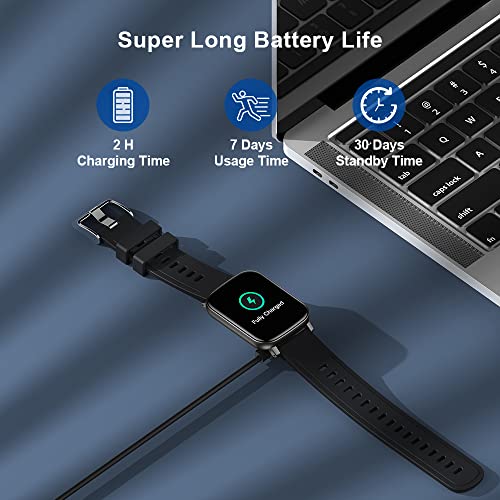 Cillso Reloj Inteligente Hombre Mujer 1.69'' Smartwatch con Monitor de Sueño Pulsómetro, Pulsera Actividad Inteligente Podómetro Cronómetros 24 Modo Deporte, IP68 Impermeable Smart Watch Reloj Digital