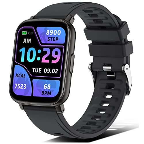 Cillso Reloj Inteligente Hombre Mujer 1.69'' Smartwatch con Monitor de Sueño Pulsómetro, Pulsera Actividad Inteligente Podómetro Cronómetros 24 Modo Deporte, IP68 Impermeable Smart Watch Reloj Digital