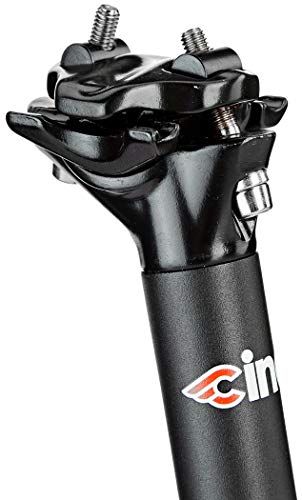 Cinelli – Conjunto de Pilar tija de sillín para Bicicleta, Color Negro, tamaño 27.2 mm