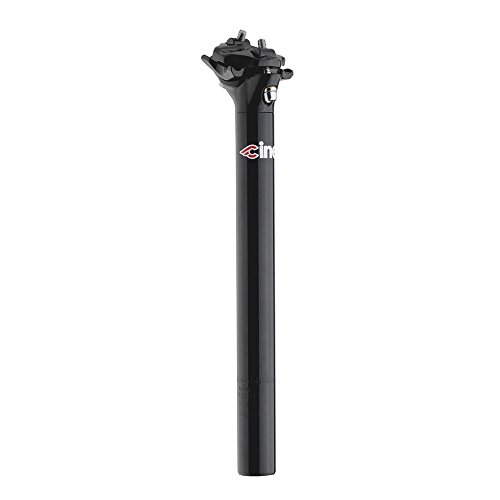 Cinelli – Conjunto de Pilar tija de sillín para Bicicleta, Color Negro, tamaño 27.2 mm