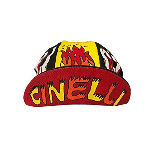 Cinelli Gorra de ciclismo unisex Ana Benaroya Fuego, talla única