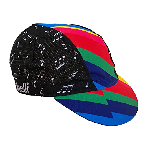 Cinelli Gorra de Ciclismo Zydeco Unisex, Multicolor, Talla única