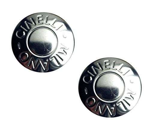 Cinelli Milano - Tapones para Manillar (2 Unidades) Plata Plata Talla:Talla única