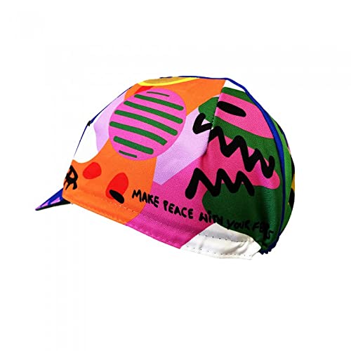 Cinelli Tarsila Schubert Gorra de Ciclismo, Haz Paz con Tus miedos, Talla única Unisex