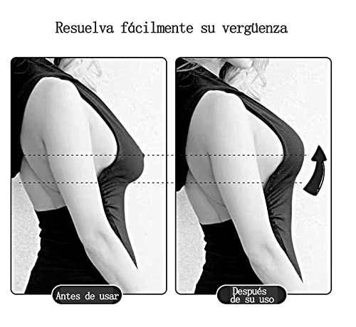 Cinta de Pechos para Levantar Sujetador Cinta Invisible Push Up Pecho Autoadhesivo con 5 Pares de Cubiertas para pezones Cinta de elevación DIY para Copas A-E