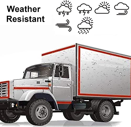 Cinta reflectante de advertencia de seguridad, cinta reflectante de PVC, cinta de advertencia para estacionamientos y áreas peligrosas, automóviles, bicicletas, motocicletas, camiones, rojo