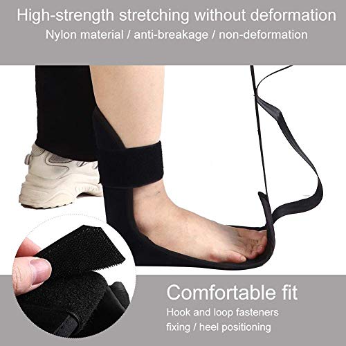 Cinturón de entrenamiento de piernas, estiramiento profesional Cinturones correctores de corrección Cinturón de estiramiento de ligamentos de yoga Férulas correctoras de tobillo y pie con bucles