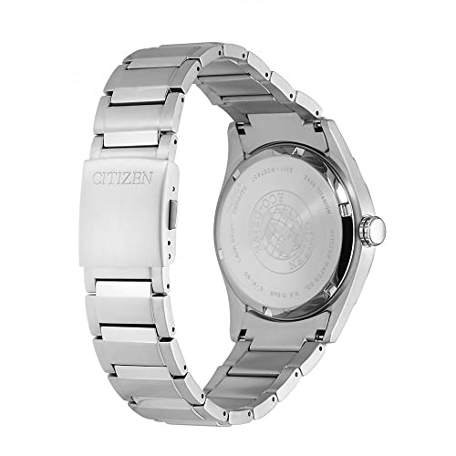 Citizen Reloj Análogo clásico para Hombre de Energía Solar con Correa en Titanio BM7360-82M