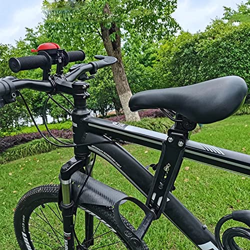 CJHZQYY Asiento de bicicleta para niños para bicicletas de montaña, accesorio para manillar de asiento de niño MTB, manillar extraíble, compatible con todos los adultos MTBs