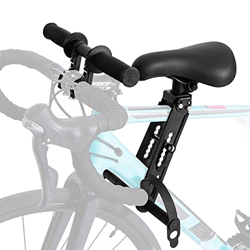 CJHZQYY Asiento de bicicleta para niños para bicicletas de montaña, accesorio para manillar de asiento de niño MTB, manillar extraíble, compatible con todos los adultos MTBs