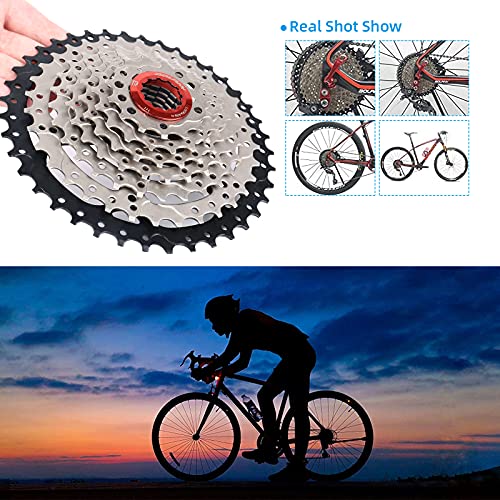 CJHZQYY Cassette de 9 velocidades 11-40T MTB Cassette, 9 velocidades para bicicletas de montaña, MTB, BMX, Sram Sunrace