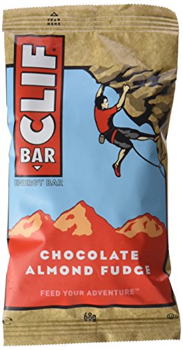 Clif Bar Barrita Energética de Avena y Chocolate con Almendras, (pack con 12 x 68 g)