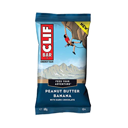 CLIF Barrita Energética Crema De Cacahuete Banana - Clif - 68 G (Caja 12 Uds - Total: 816 G) , 12 x 68.00 g