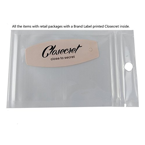 Closecret Sujetador para Mujer Correa Convertidora Corrector Racerback Clip para la Espalda (Transparente, Paquete de 8)