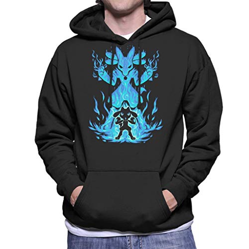 Cloud City 7 The Aura Within Lucario Riolu Men's Hooded Sweatshirt