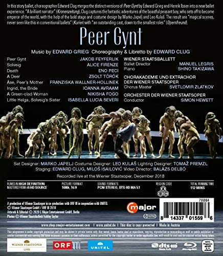 Clug, E.: Peer Gynt [Ballet] (after E. Grieg) (2018) [Blu-ray]