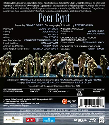 Clug, E.: Peer Gynt [Ballet] (after E. Grieg) (2018) [Blu-ray]