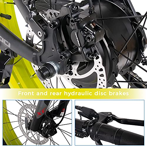 CM-900 Bicicleta eléctrica de neumático Grueso de 26 Pulgadas 48V 17AH Batería de Litio Pedal asistido Frenos de Disco hidráulicos Shimano de 9 velocidades