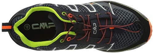 CMP - F.lli Campagnolo Altak Trail Shoe, Zapatillas de Running para Asfalto Hombre, Multicolor (Navy/Mint/Orange Fluor 97bd), 46 EU