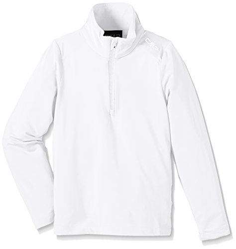 CMP Jersey de esquí para niños, todo el año, niño, color bianco, tamaño 6 años (116 cm)