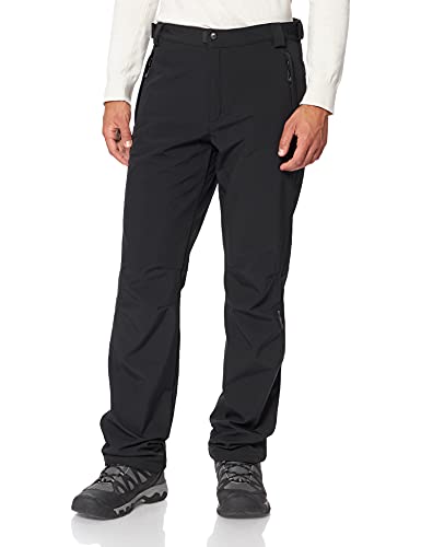 CMP Long Pant 3A01487-N Pantalones Softshell con Tecnología Climaprotect WP 7.000, Hombre, Nero, 50