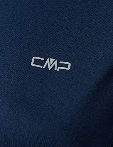 CMP Maillot de Ciclismo sin Mangas para Mujer, Mujer, Camiseta, 3C89156T, Azul, D46
