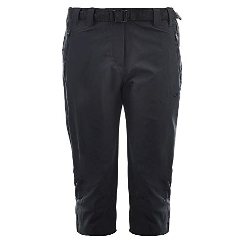 CMP - Pantalón por debajo de la rodilla para mujer gris antracita Talla:D40