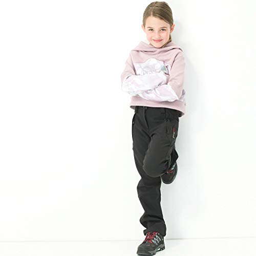 CMP Pantalón Softshell para niña, otoño/invierno, niña, color Negro, tamaño 152