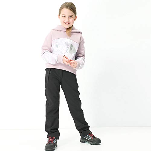 CMP Pantalón Softshell para niña, otoño/invierno, niña, color Negro, tamaño 152