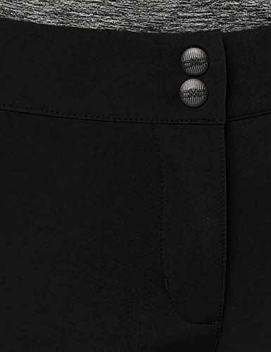CMP Pantaloni Softshell Regolabili Pantalón, Mujer, Negro, 42